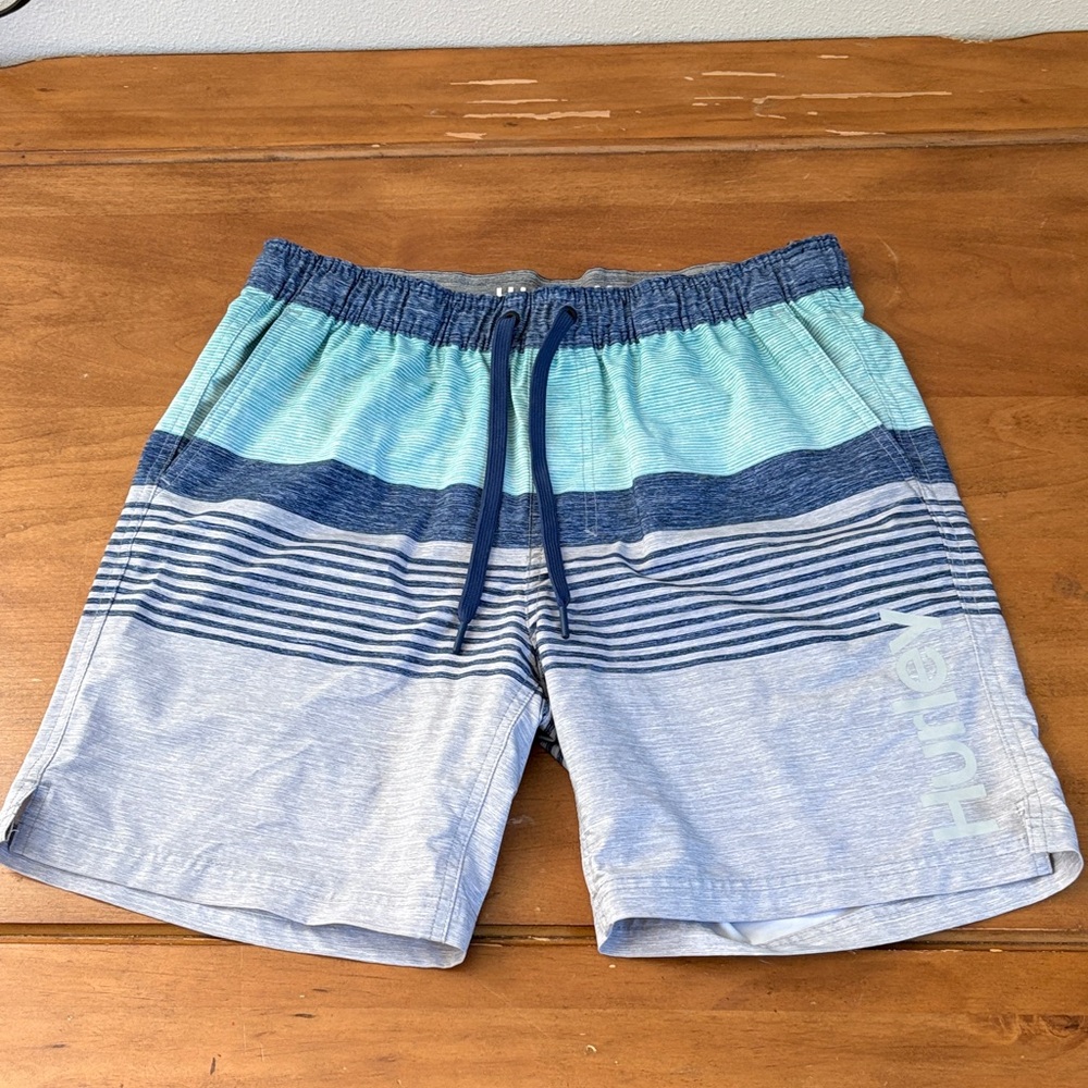 Hurley Ombré Volley Swim Trunks Board Shorts Size Large